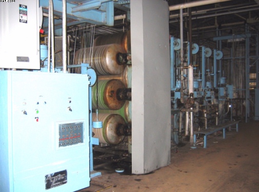 Narrow Fabric Finishing Range, 36" wide, 1981 yr,